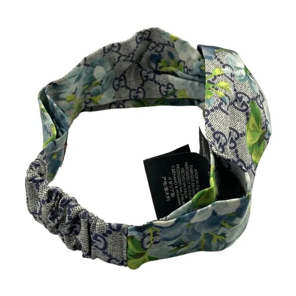 GUCCI bloomsprint - Light gray Navy Multi Silk Other Jewellery 190-082525 - Picture 2 of 4